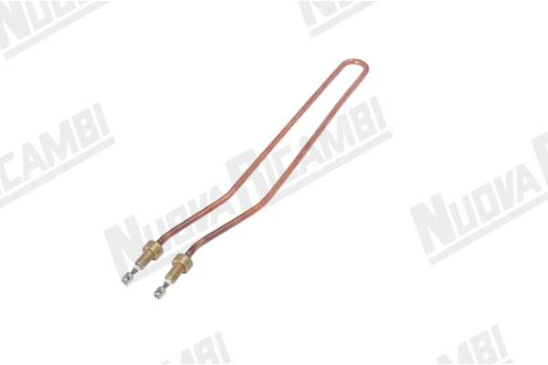 RESISTENCIA CON ESCALON GR/2 - V220 - 1250W - 2 POLOS CONECCION Ø 10mm - L. 330mm  SAN MARCO