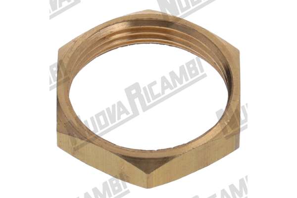 BRASS RING G. 3/4F WATER/STEAM TAP FIXING - HEX. 27mm - H. 6mm - LA SAN MARCO