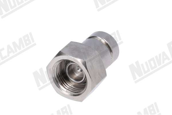 WATER/STEAM VALVE  FITTING AND PIN ASSEMBLY - G. 3/8F - HEX. 22 - PERNO 7x7mm - GAGGIA DECO-D90-E90/ SAECO AROMA