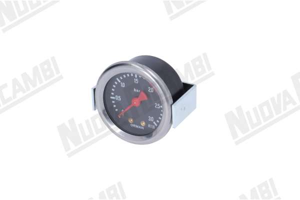 MANOMETRO 1 ESCALA 0-3 BAR ENLACE 1/8M PLANO -MARCO E Ø 57 CUERPO Ø 50 GAGGIA