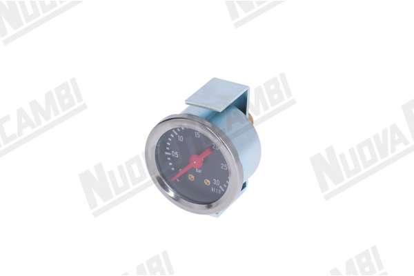 MANOMETRO 1 ESCALA 0-3 BAR ENLACE 1/8M PLANO - MARCO Ø 44mm - CUERPO Ø 39mm GAGGIA