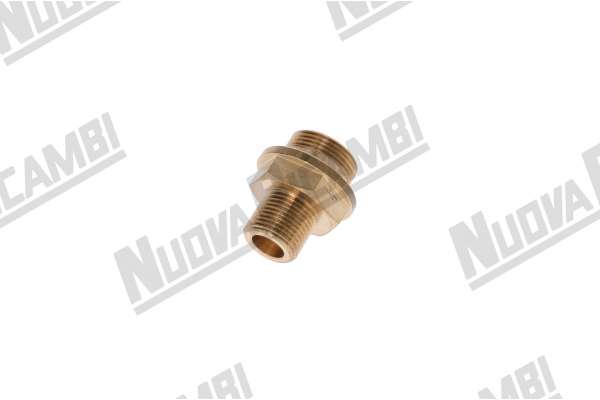 RACCORDO POSTERIORE G. 3/8M - 1/2M  RUBINETTO ACQUA/VAPORE - ES. 25mm  GAGGIA DECO/ E90/ D90