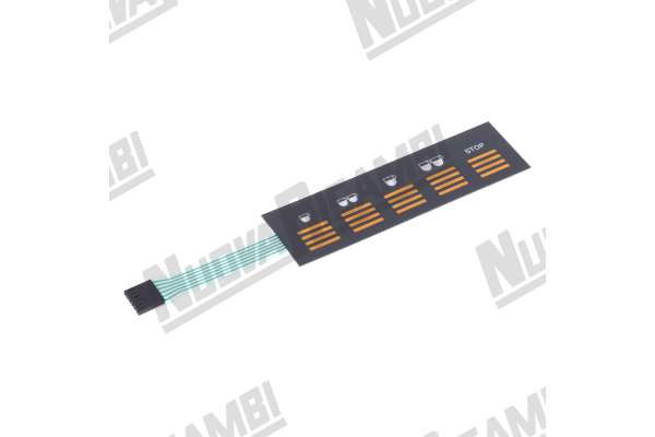 TOUCH PAD MEMBRANE 5 BUTTONS - 6 PIN - CIMBALI M20  ( 422111020 )