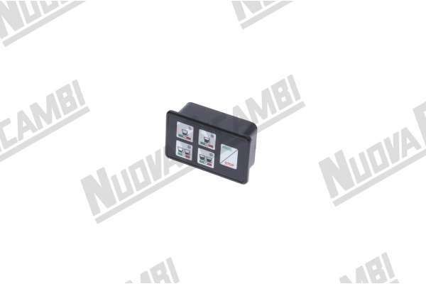TOUCH PAD  5 BUTTONS - 4 LED - 8 PIN  -ASTORIA CMA  ( 18354 )