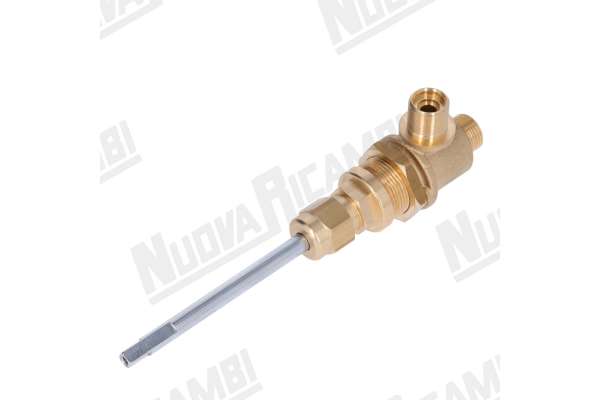 ASSIEME RUBINETTO ACQUA/VAPORE PERNO 91mm - ATTACCHI 3/8-3/8  ASTORIA/ WEGA