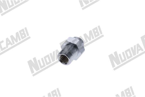 WATER/STEAM TAP CHROMED UPPER FITTING G. 3/8 - HEX. 27mm  LA PAVONI P1/ P3/ P90