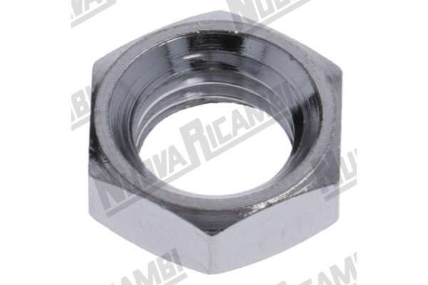 CONTRATUERCA CROMADA  M10 REGULADOR E/P- HEX. 14mm - H. 5mm - LA PAVONI EUROPICCOLA