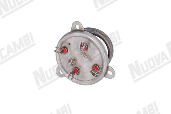 RESISTENZA V110 - 1200W - 4 POLI FASTON- L. 50mm - FLANGIA Ø 84mm  LA PAVONI EUROPICCOLA