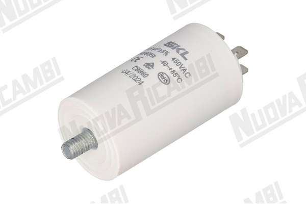 CONDENSADOR 16mF - 220/240V - 450V - 50/60HZ - Ø 45mm - A. 70mm  RANCILIO/ FAEMA/ MAZZER/ COMPAK/ EXPOBAR/ CASADIO/ LA SPAZIALE/ FIAMMA RST/ VICTORIA ARDUINO/ NUOVA SIMONELLI/ EURKA/ COMENDA/ FIORENZATO MC