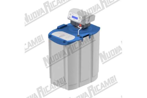 12 LT AUTOMATIC WATER SOFTENER ''ALIA CHRONOMETRIC'' SERIES WITH SALT AND ANTI-FLOODING CONTROL VALVE - RAPID CONNECTION AND 3/8 FITTING - EQUIPPED WITH WATER MIXER