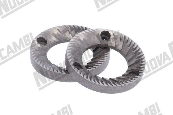 MAHLSCHEIBEN PAAR PAAR MACAP MC4/MC5 1400 ROTATIONEN RECHT Ø AUS. 58 - Ø INN. 34 - H 8,5mm 3 LÖCHER