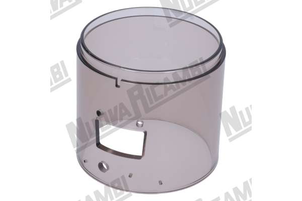 CILINDRO PLEXIGLASS DOSATORE MACINATO Ø115/123x112x105mm - GAGGIA/ LA SPAZIALE/ MACAP AUTOMATICO