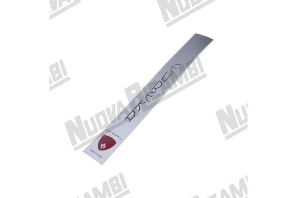 TARGHETTA LUNGA CON LOGO