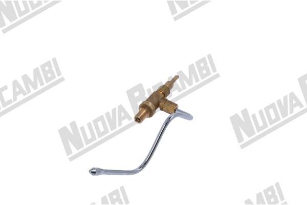 CONJUNTO GRIFO CON TUBO VAPOR IZDO- ENLACE 3/8M-3/8M  LA SPAZIALE