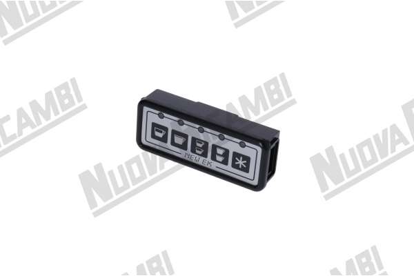 TOUCH PAD  5 BUTTONS - 5 LED - 10 PIN  - LA SPAZIALE NEW EK  ( 02474 )