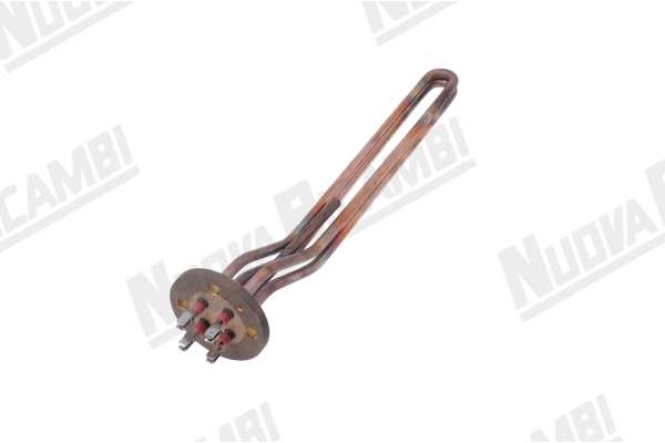 RESISTENZA GR/2 - V110 - 2600 - 4 POLI FASTON - L. 345mm - CON PORTASONDA BEZZERA B2000/ ELLISSE