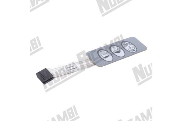 TOUCH PAD MEMBRANE 3 BUTTONS - 3 LED - 7+7 PIN - BEZZERA ( 5660517 )