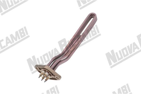 RESISTENZA GR/2 - V230/400 - 3500W - 6 POLI - L. 315mm - CON PORTASONDA  ELEKTRA