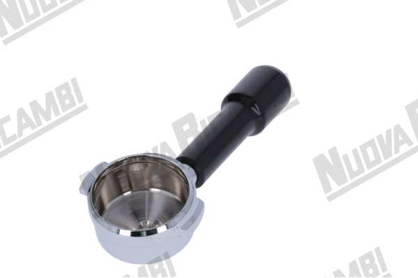 PORTAFILTER WITH HANDLE M12 - SPOUT CONNECTION 3/8 - FILTER FIXING SPRING - DALLA CORTE