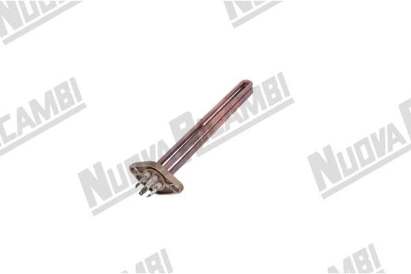 RESISTENCIA GR/3/4 - V230/400 - 4500W -6 POLOS FASTON - L. 310mm - CON SUJETA - SONDA  DALLA CORTE