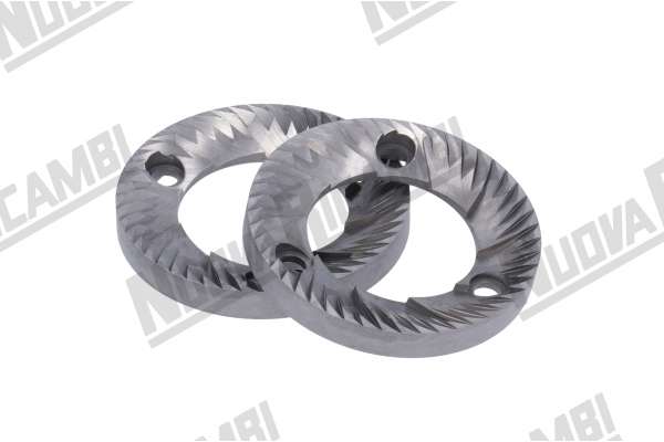 PAR DE PAR DE MUELAS FIORENZATO F64EVO DERECHA Ø EXT.64 - Ø INT. 37 - H 8,5mm 3 AGUJEROS