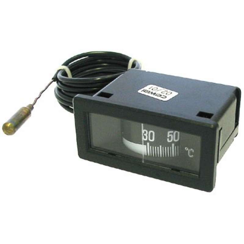 TELE-THERMOMETER BLACK 56x25 mm 0-120B0C