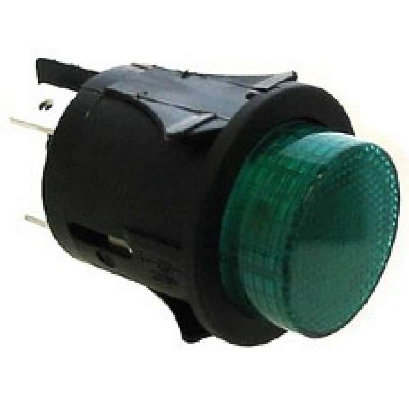 BIPOLAR SWITCH GREEN 16A 250V