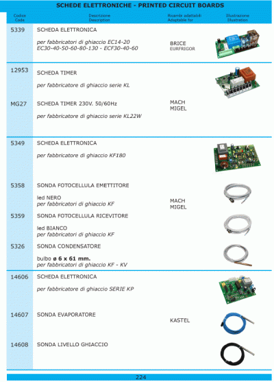 Fabbricatori ghiaccio 224