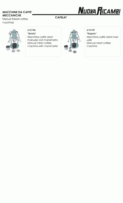 Macchine da caffè meccaniche