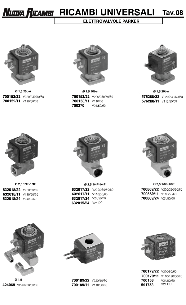Elettrovalvole 12