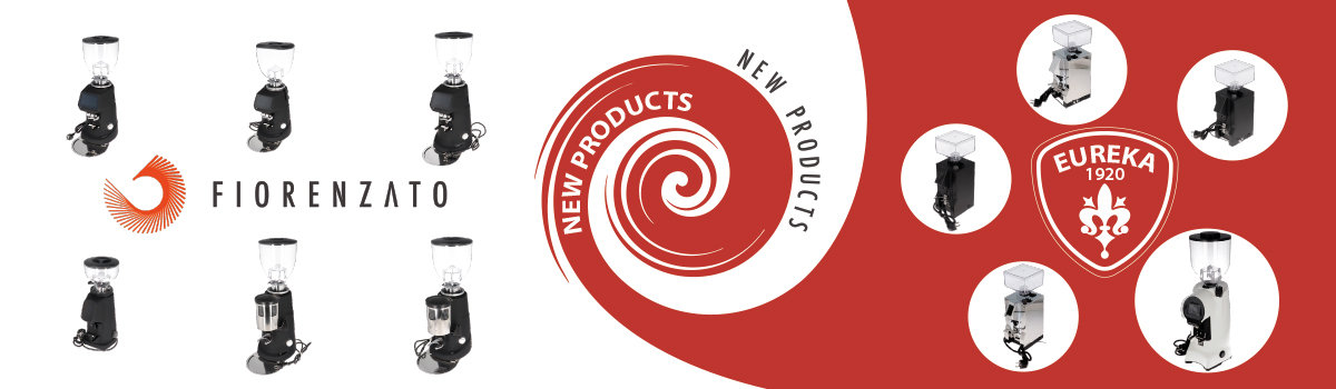New Eureka and Fiorenzato coffee grinders
